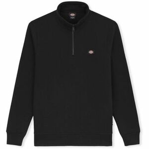 Mikiny Dickies Sweat Oakport Quarter Zip - Black vyobraziť