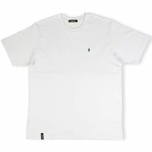 Tričká a polokošele Organic Monkey Spikey Lee T-Shirt - White vyobraziť