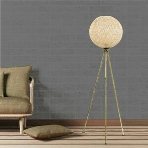 Stojace lampy Opviq Floor Lamp - Pied - Gold vyobraziť