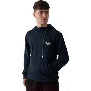 Mikiny Emporio Armani Lounge Hooded Sweatshirt Navy vyobraziť