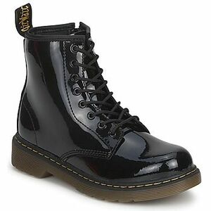 Polokozačky Dr. Martens JR BLACK PATENT LAMPER vyobraziť