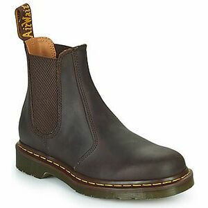 Polokozačky Dr. Martens YS DARK BROWN CRAZY HORSE vyobraziť