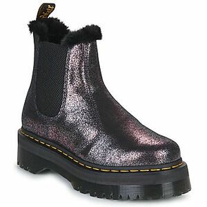 Polokozačky Dr. Martens 2976 Quad Fur Lined Distressed Metallic vyobraziť