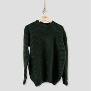 Svetre Armazém Das Malhas ARMAZÉM DAS MALHAS Chunky Knit - Green vyobraziť