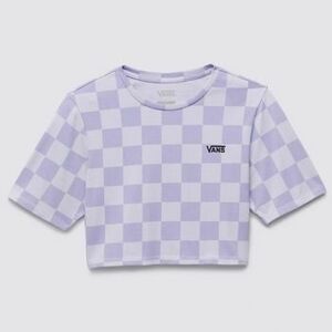 Tričká a polokošele Vans CHECKER CREW CROP II vyobraziť