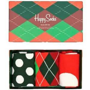 Vysoké ponožky Happy socks PACK HOLIDAY VIBES GIFT vyobraziť