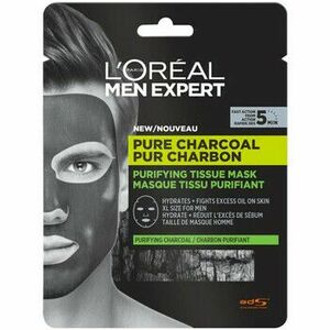 Odličovanie a čistenie pleti L'oréal Pure Men Expert Purifying Charcoal Face Sheet Mask vyobraziť