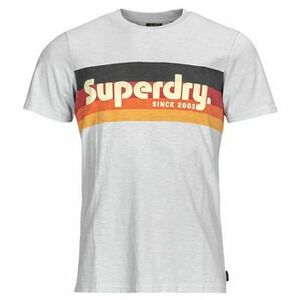 Tričká s krátkym rukávom Superdry CALI STRIPED LOGO T SHIRT vyobraziť