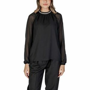 Tričká s dlhým rukávom Vila VIANLIS HIGH NECK L/S TOP/R 14100380 vyobraziť