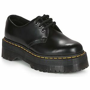 Derbie Dr. Martens 1461 QUAD BLACK POLISHED SMOOTH vyobraziť