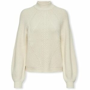 Svetre Only Katia Life High Neck Knit - Whitecap Gray vyobraziť