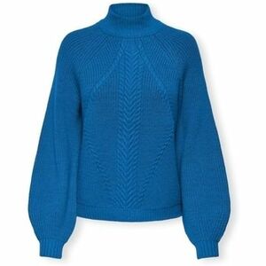 Svetre Only Katia Life High Neck Knit - Directoire Blue vyobraziť