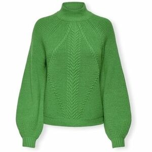 Svetre Only Katia Life High Neck Knit - Green Bee vyobraziť