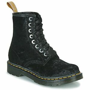 Polokozačky Dr. Martens VEGAN 1460 BLACK VELVET vyobraziť