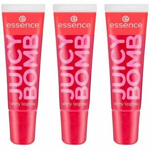 Lesky na pery Essence Set of 3 Juicy Bomb Shiny Lip Glosses - 104 Poppin' Pom vyobraziť