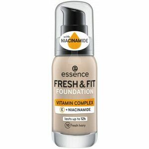 Make-upy a podkladové bázy Essence Fresh Fit Vitamin Complex Foundation - 10 Fresh Ivory vyobraziť