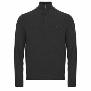 Svetre Tommy Hilfiger PIMA ORG CTN CASHMERE ZIP MOCK vyobraziť