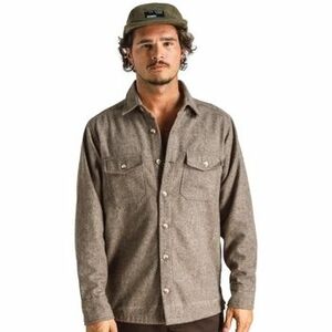 Košele s dlhým rukávom Otherwise Vaughn Overshirt - Brown vyobraziť