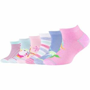 Športové ponožky Skechers 6PPK Girls Casual Fancy Sneaker Socks vyobraziť