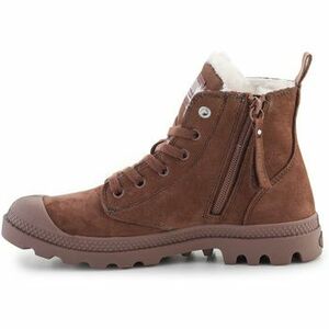 Polokozačky Palladium PAMPA HI ZIP WL 95982-292-M Pine Bark vyobraziť