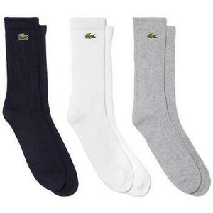 Ponožky Lacoste Sport 3 Pack High Cut Socks Grey/White/Navy vyobraziť