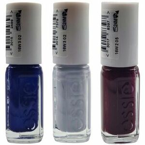 Laky na nechty Essie Set of 3 Mini Nail Polishes - 92 Aruba Blue / 604 Press vyobraziť