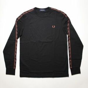 Tričká a polokošele Fred Perry TAPED LONG SLEEVE TEE vyobraziť