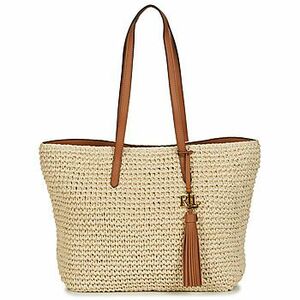 Tašky cez rameno Lauren Ralph Lauren STRAW TOTE-TOTE-MEDIUM vyobraziť