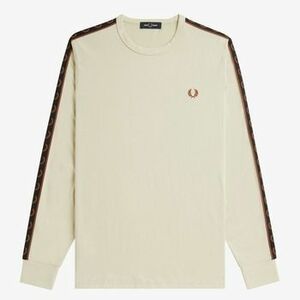 Tričká a polokošele Fred Perry TAPED LONG SLEEVE TEE vyobraziť