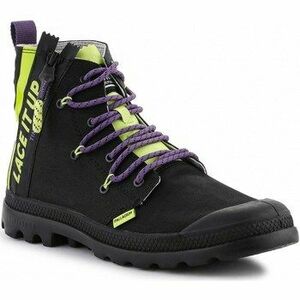 Členkové tenisky Palladium Pampa Lite Lace It Black/Wild lime 78353-099-M vyobraziť