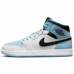 Módne tenisky Nike Air Jordan 1 Mid SE Ice Blue Black vyobraziť