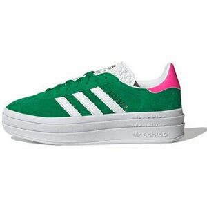 Módne tenisky adidas Gazelle Bold Green Lucid Pink vyobraziť