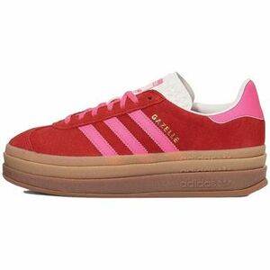 Módne tenisky adidas Gazelle Bold Collegiate Red Lucid Pink vyobraziť