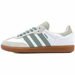 Módne tenisky adidas Samba OG Cloud White Silver Green vyobraziť