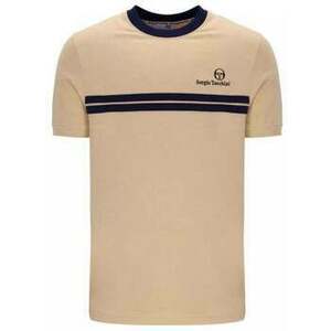 Tričká a polokošele Sergio Tacchini New Supermac T-Shirt Latte/Maritime Blue vyobraziť