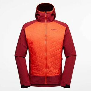 Flísové mikiny La Sportiva Kap Hybrid Hoody M L73 322320 Cherry Tomato/Sangria vyobraziť