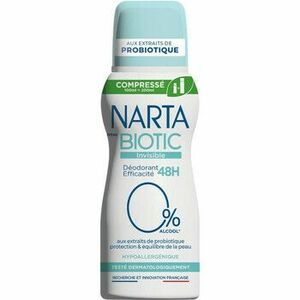 Antiperspiranty Narta Biotic Deodorant 0% Alcohol Invisible - Hypoallergenic vyobraziť