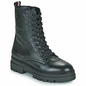 Polokozačky Tommy Hilfiger MONOCHROMATIC LACE UP BOOT vyobraziť