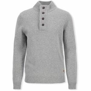 Svetre Barbour Patch Half Zip Knit - Stone vyobraziť