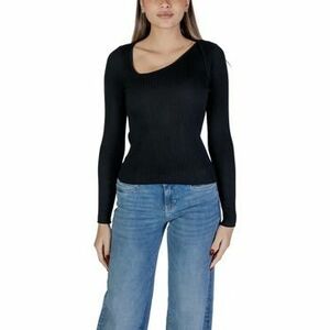 Svetre Vila VINELLY L/S NECK DETAIL KNIT TOP/PB 14103386 vyobraziť