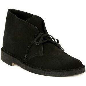 Čižmy Clarks DESERT BOOT BLACK vyobraziť