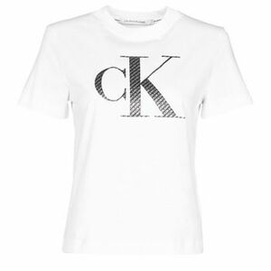 Tričká s krátkym rukávom Calvin Klein Jeans SATIN BONDED FILLED CK TEE vyobraziť