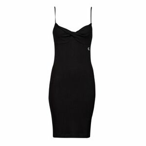 Krátke šaty Calvin Klein Jeans STRAPPY TWISTED RIB DRESS vyobraziť