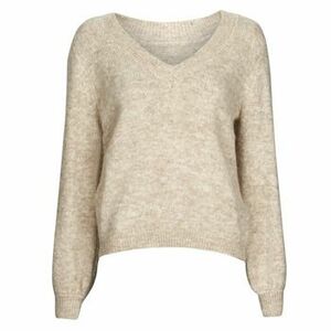 Svetre Vila VIJAMINA REV V-NECK L/S KNIT TOP vyobraziť