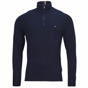 Svetre Tommy Hilfiger PIMA ORG CTN CASHMERE ZIP MOCK vyobraziť