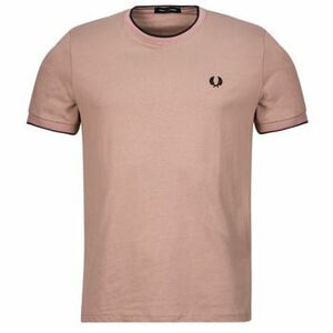 Tričká s krátkym rukávom Fred Perry TWIN TIPPED T-SHIRT vyobraziť