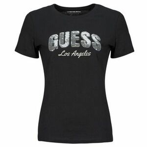 Tričká s krátkym rukávom Guess SEQUINS LOGO TEE vyobraziť