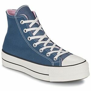 Členkové tenisky Converse CHUCK TAYLOR ALL STAR LIFT PLATFORM DENIM FASHION HI vyobraziť