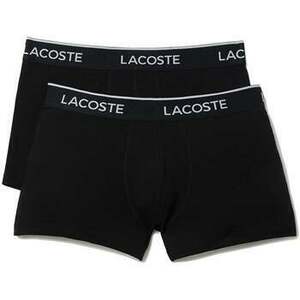 Boxerky Lacoste 2 Pack Cotton Stretch Logo Trunks Black/Black vyobraziť