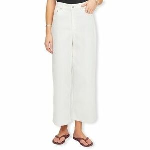 Rovné džínsy Jjxx Milla Culotte Jeans - White Denim vyobraziť